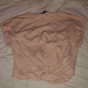 Sweater Material Crop Top